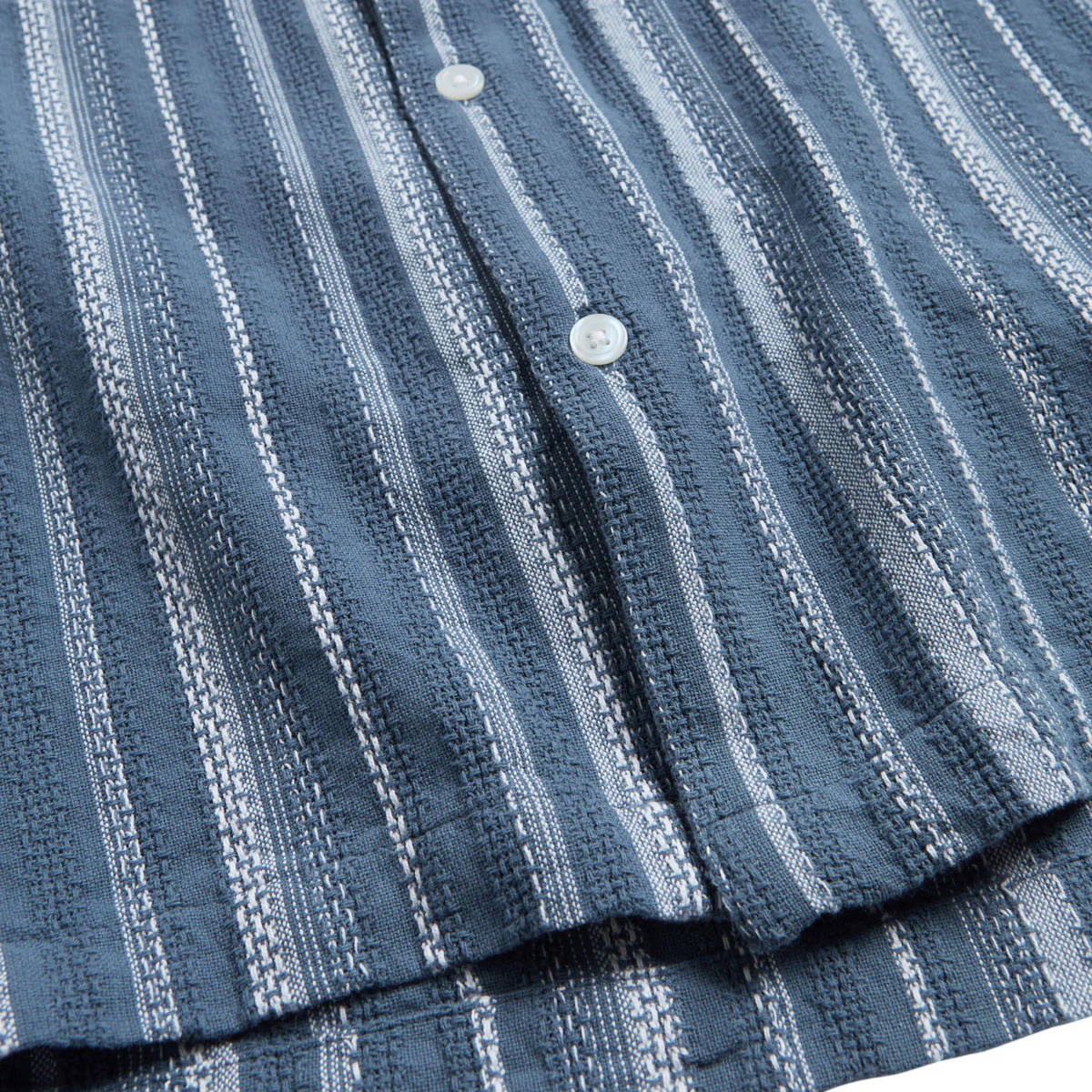 Obey Hugh Woven Shirt - Dull Blue Multi - Image 4