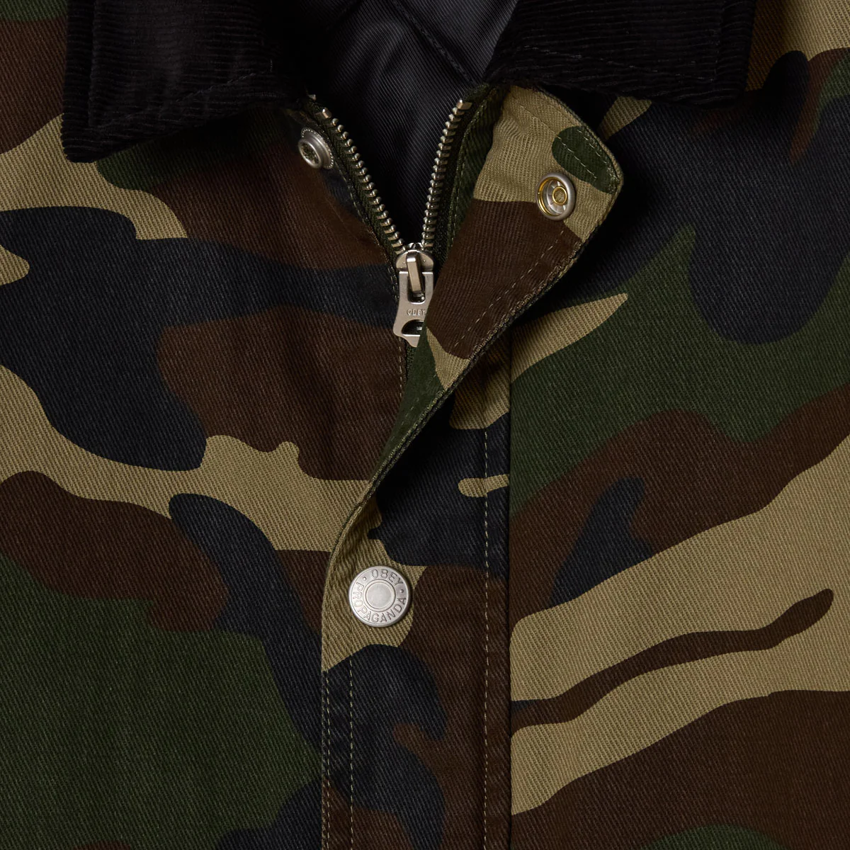 Obey Norton Barn Jacket - Woodland Camo - Image 3