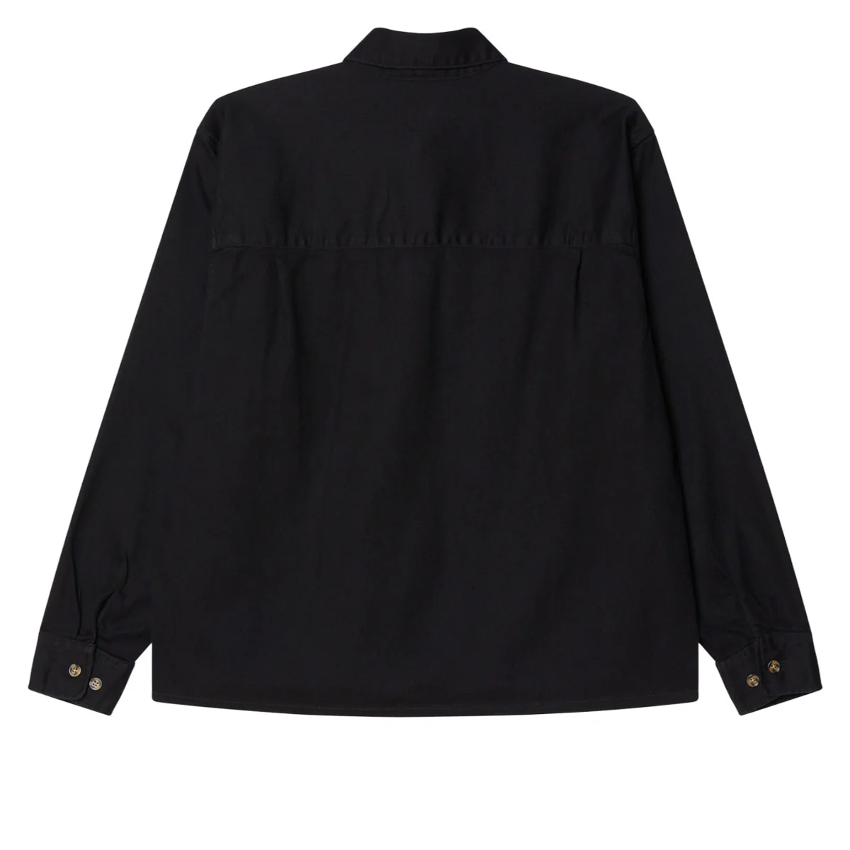 Obey Pablo Denim Long Sleeve Shirt - Black Faded Wash - Image 2