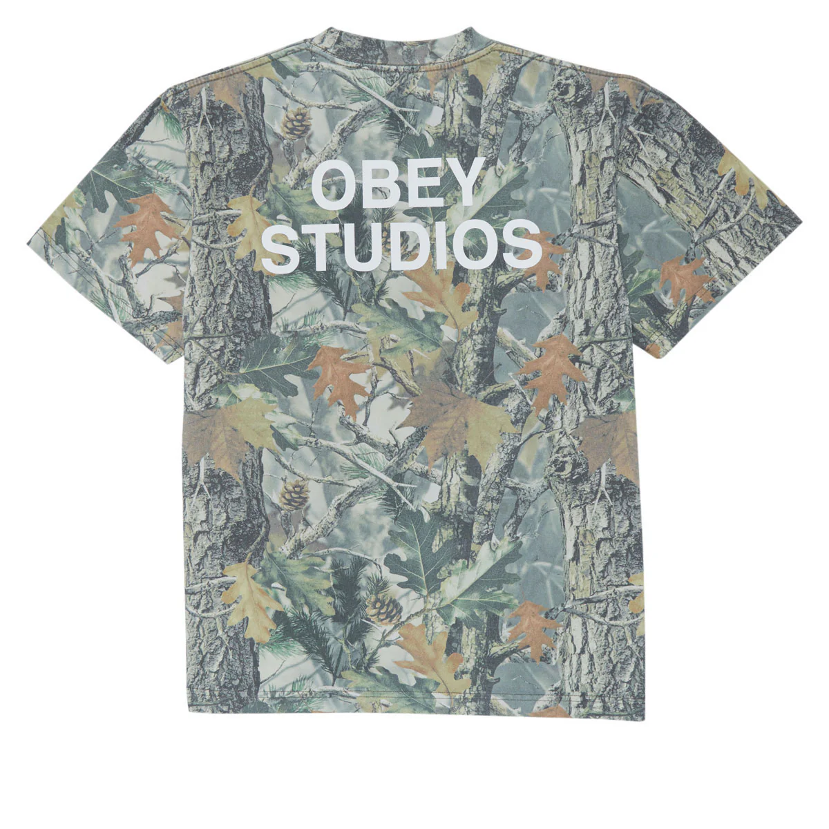 Obey Pit T-Shirt - Leaf Camo - Image 2