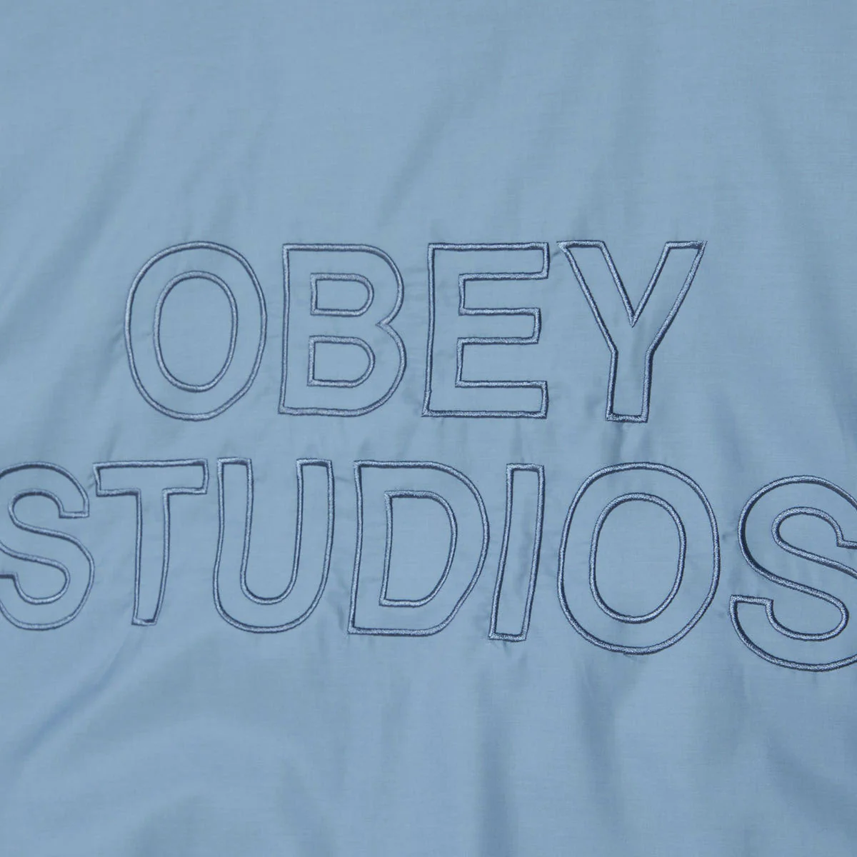 Obey Star Flight Bomber Jacket - Blue Grey - Image 4