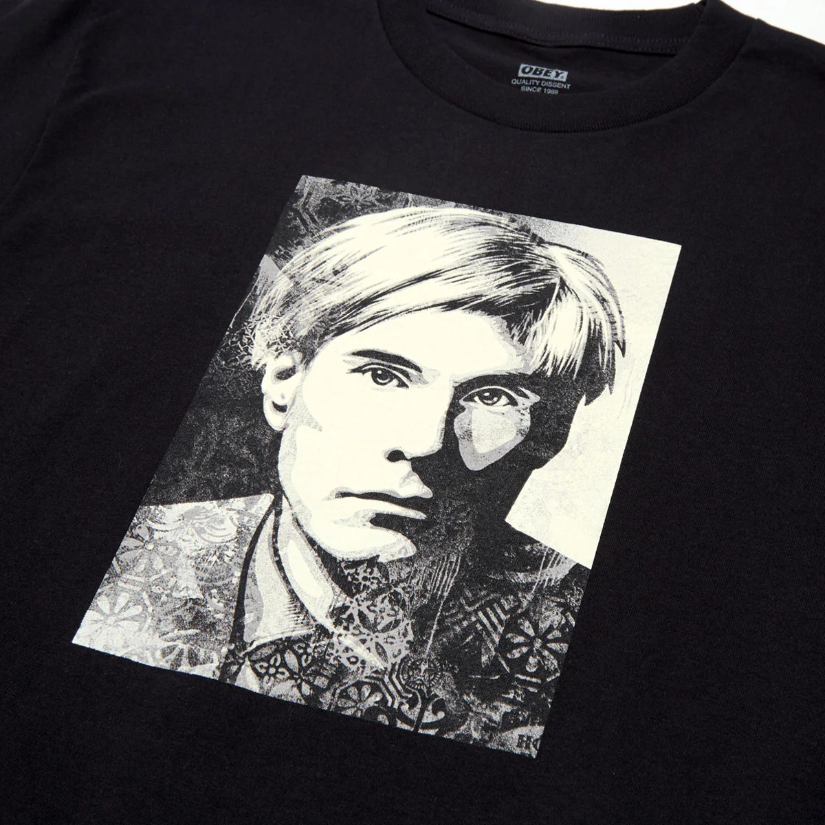 Obey Warhol T-Shirt - Black - Image 2