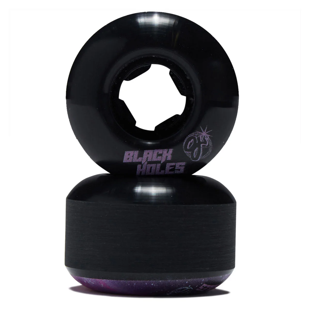 OJ Black Holes Mini Chubbies 99a Skateboard Wheels - Black - 45mm - Image 2