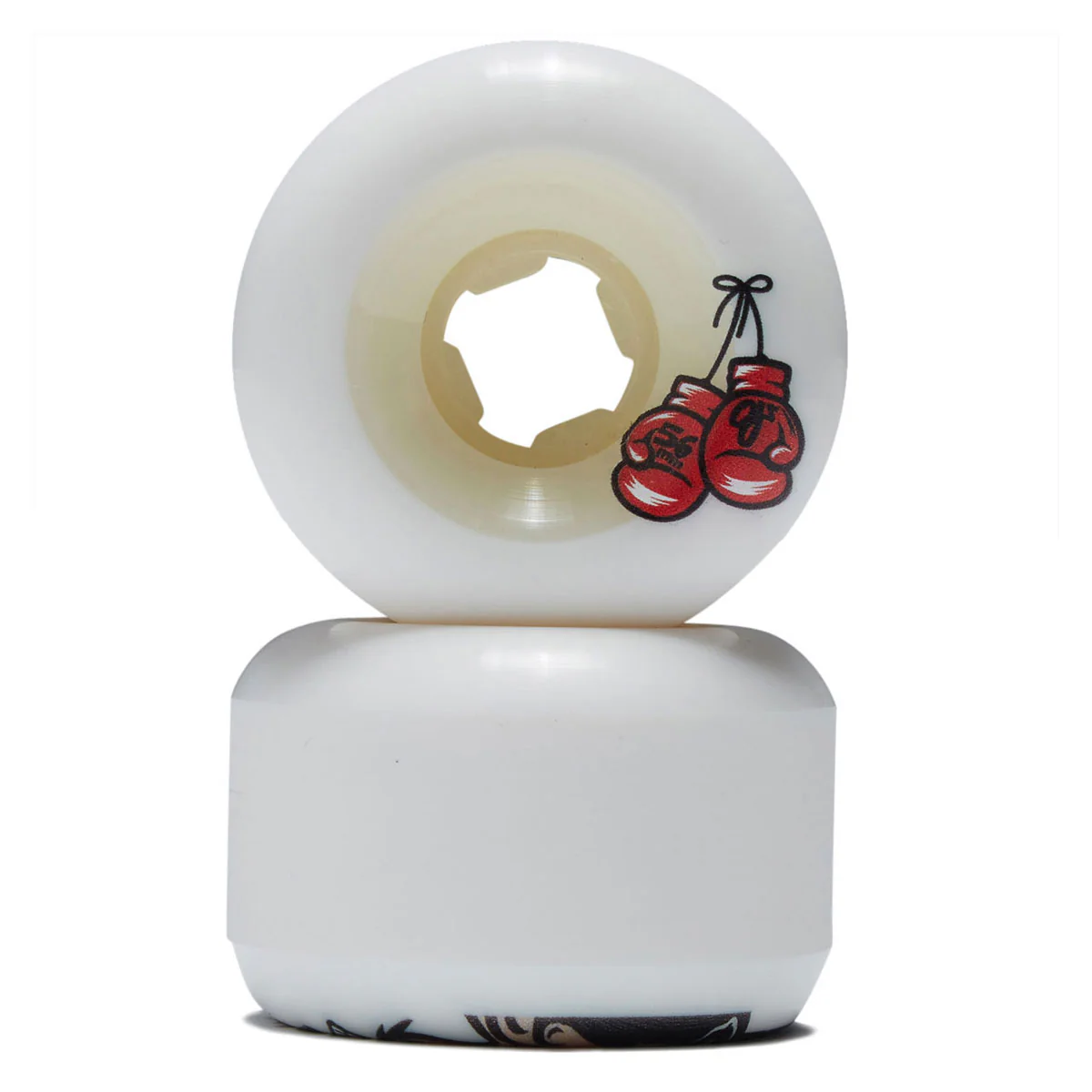 OJ Kieran Woolley Roo Double Duro 99a/95a Skateboard Wheels - White - 56mm - Image 2