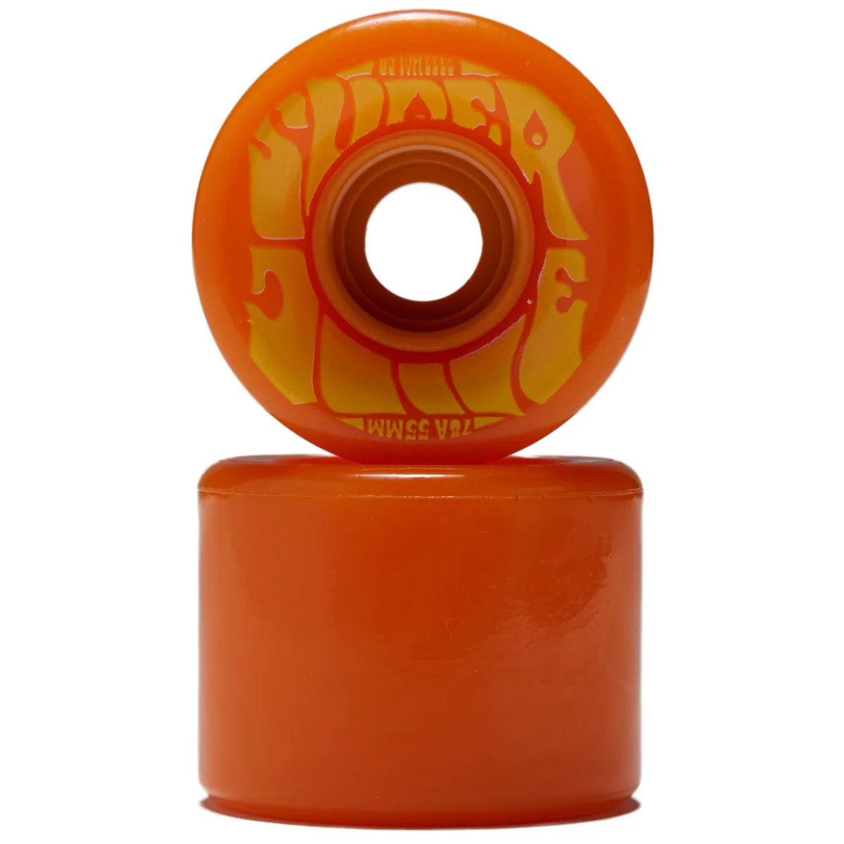 OJ Mini Super Juice 78a Skateboard Wheels - Orange/Yellow - 55mm - Image 2