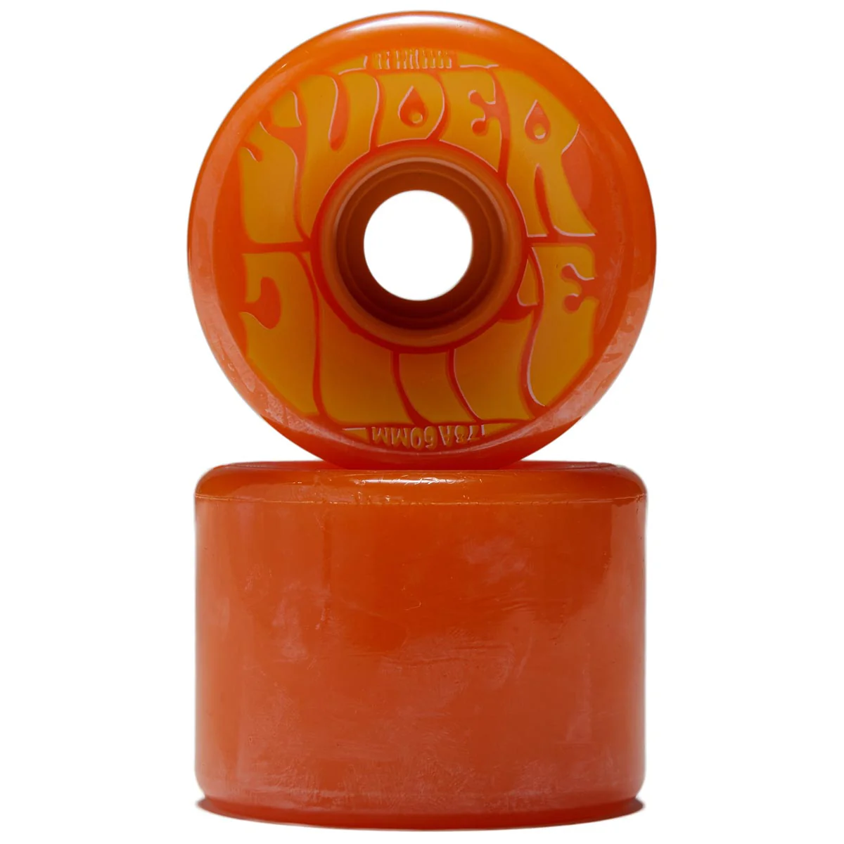 OJ Super Juice 78a Skateboard Wheels - Orange/Yellow - 60mm - Image 2
