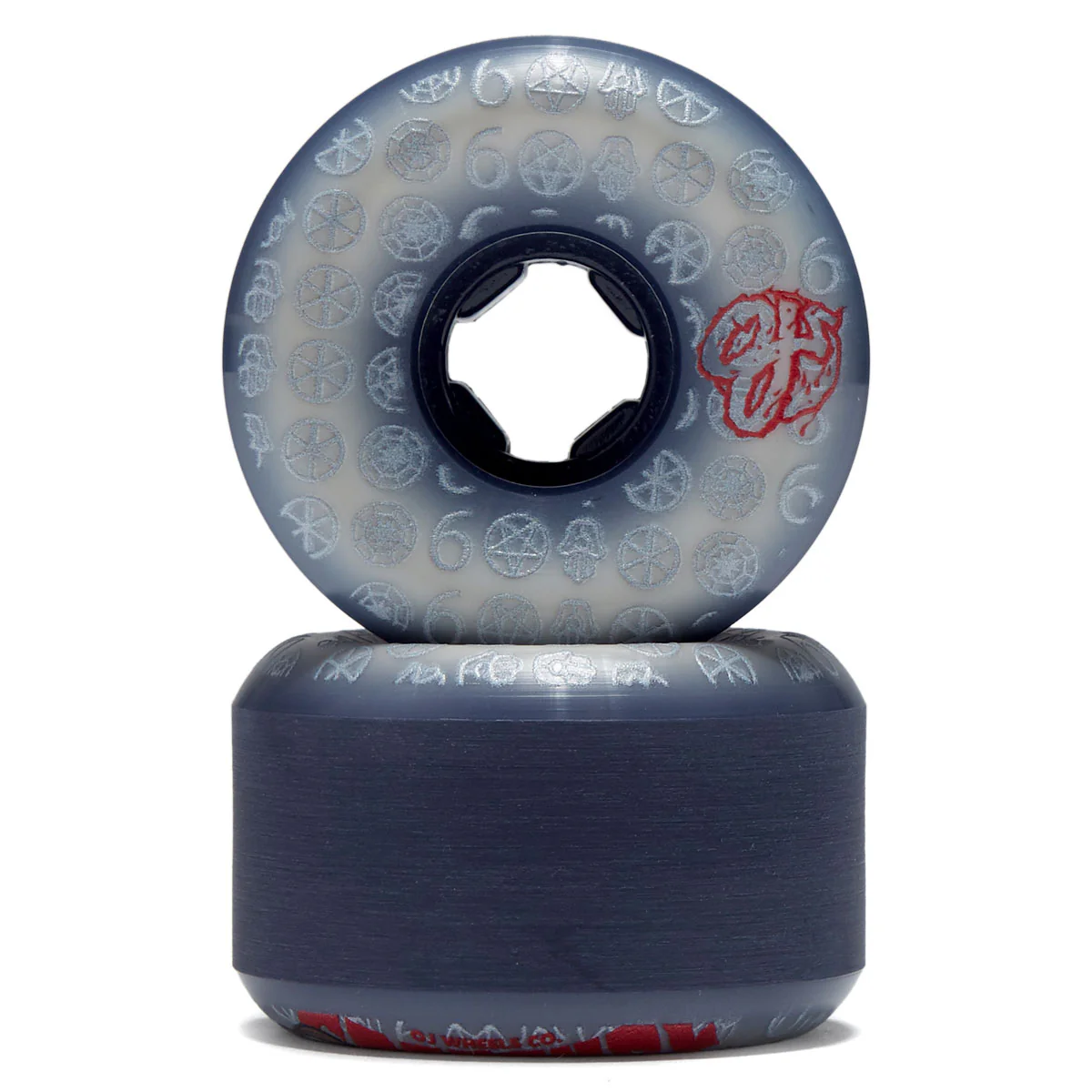 OJ The Book Of OJ Bloodsuckers 97a Skateboard Wheels - White - 54mm - Image 2