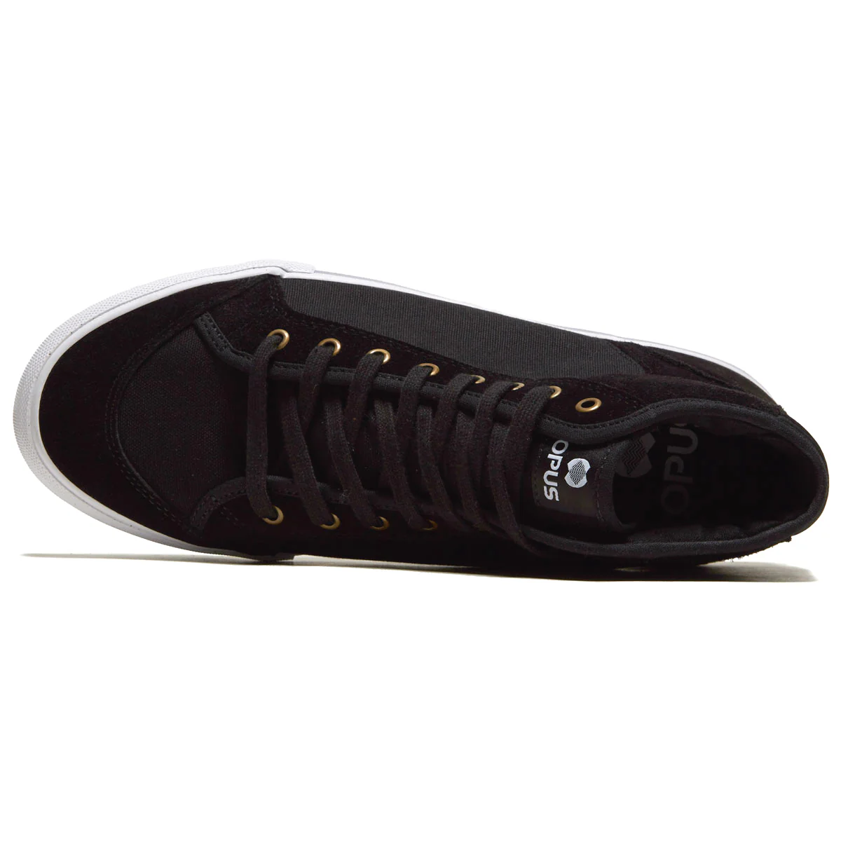 Opus Court Hi Shoes - Black/White - Image 3