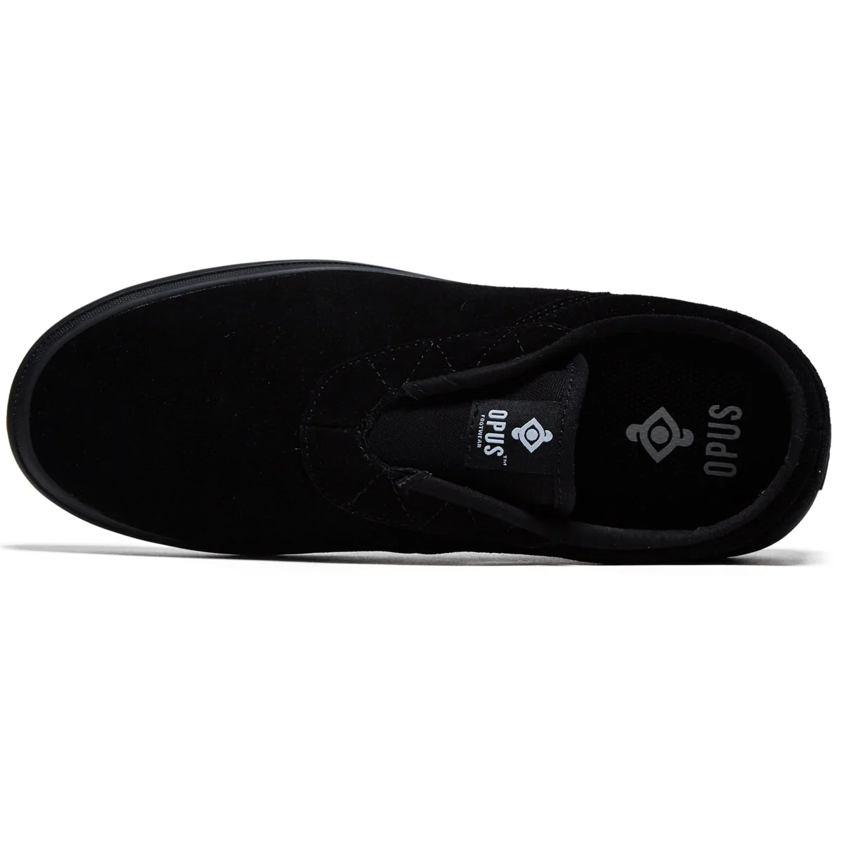 Opus Honey Slip Shoes - Black/Black Suede - Image 3