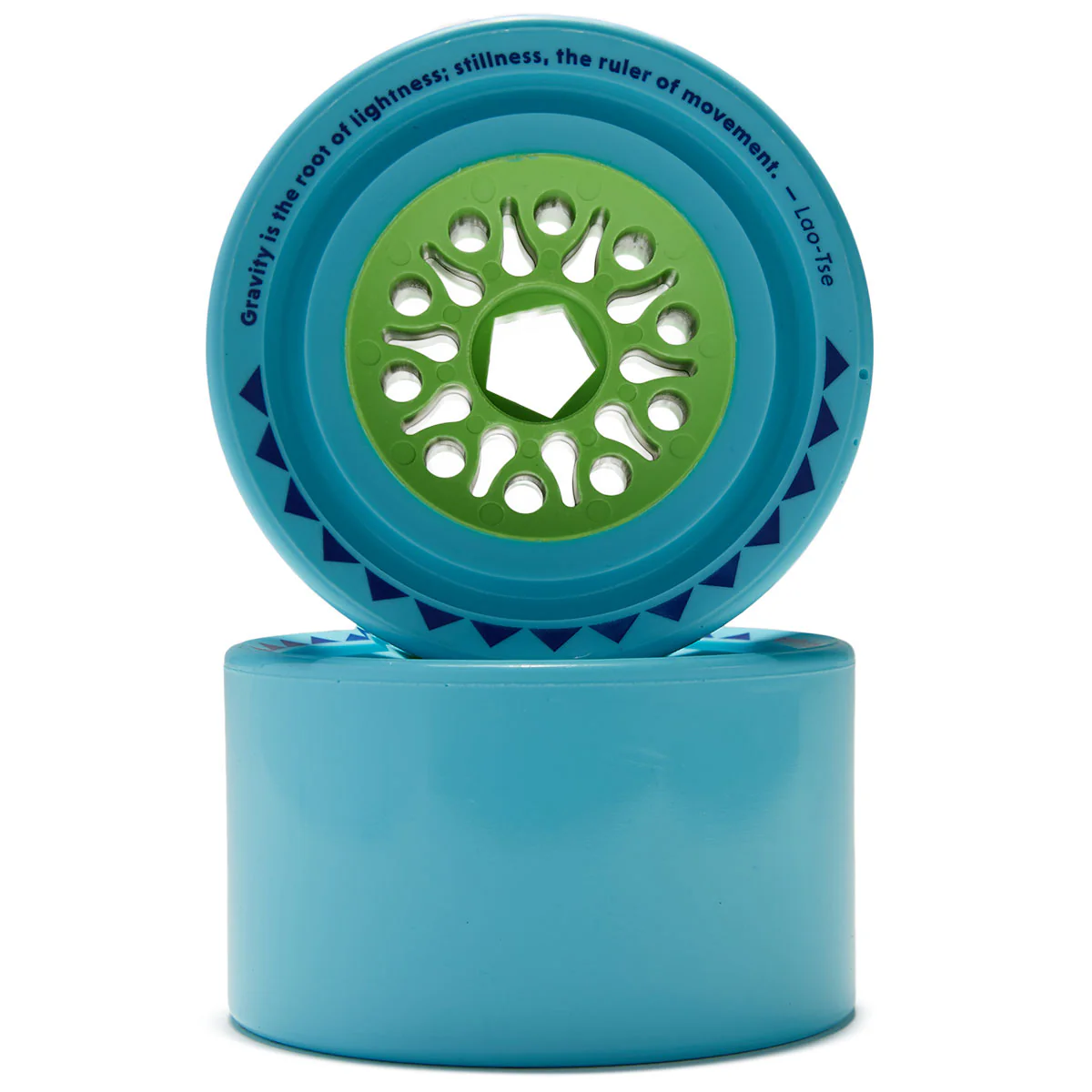 Orangatang Dad Bod 77a Longboard Wheels - Blue - 105mm - Image 2