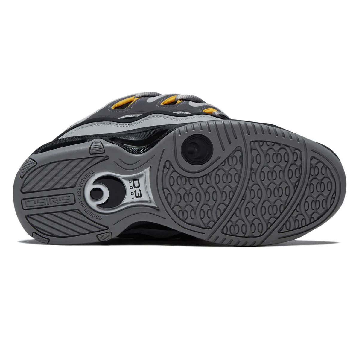 Osiris D3 2001 Shoes - Grey/Black/Yellow - Image 4