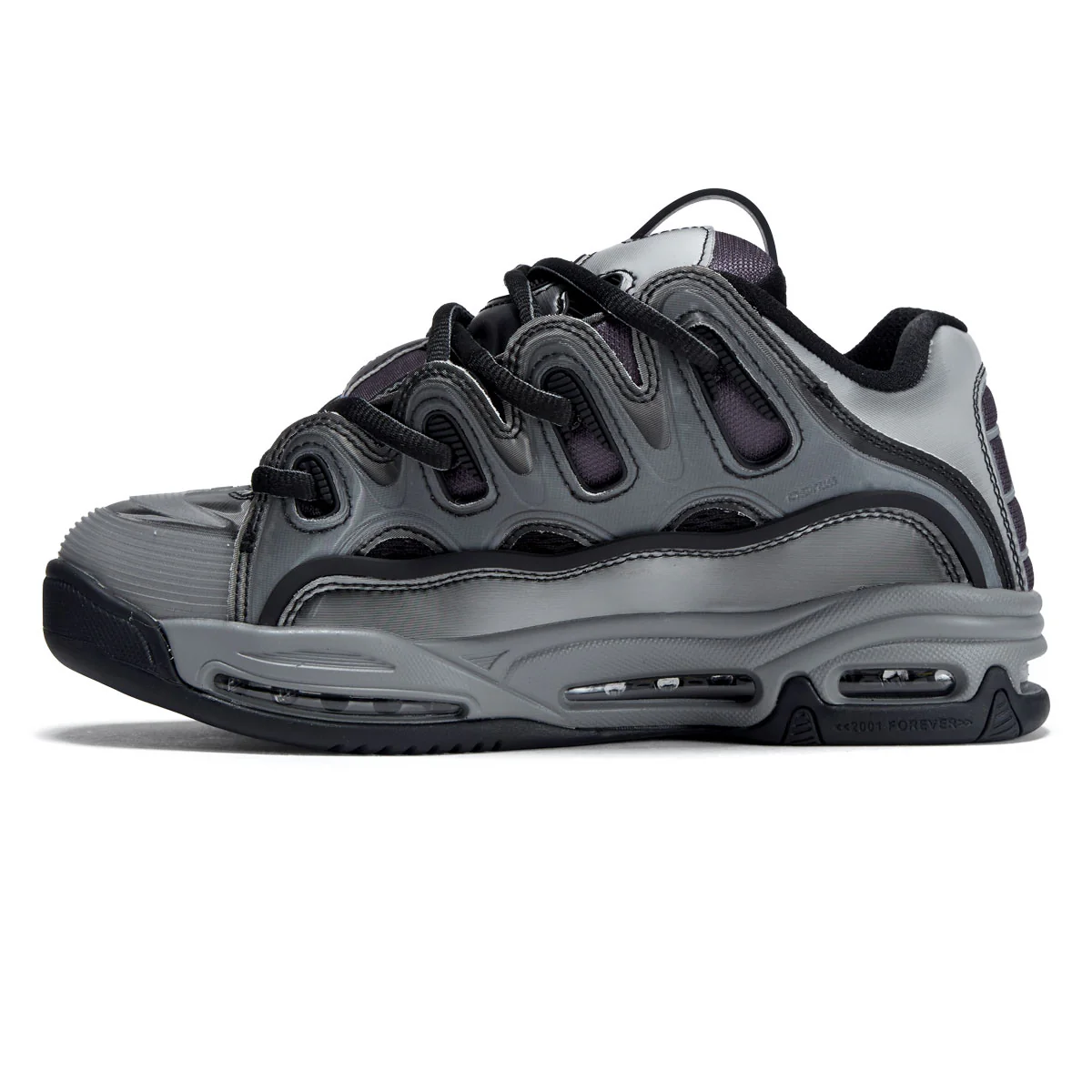 Osiris D3 2001 Shoes - Silver/Black/Holo - Image 2