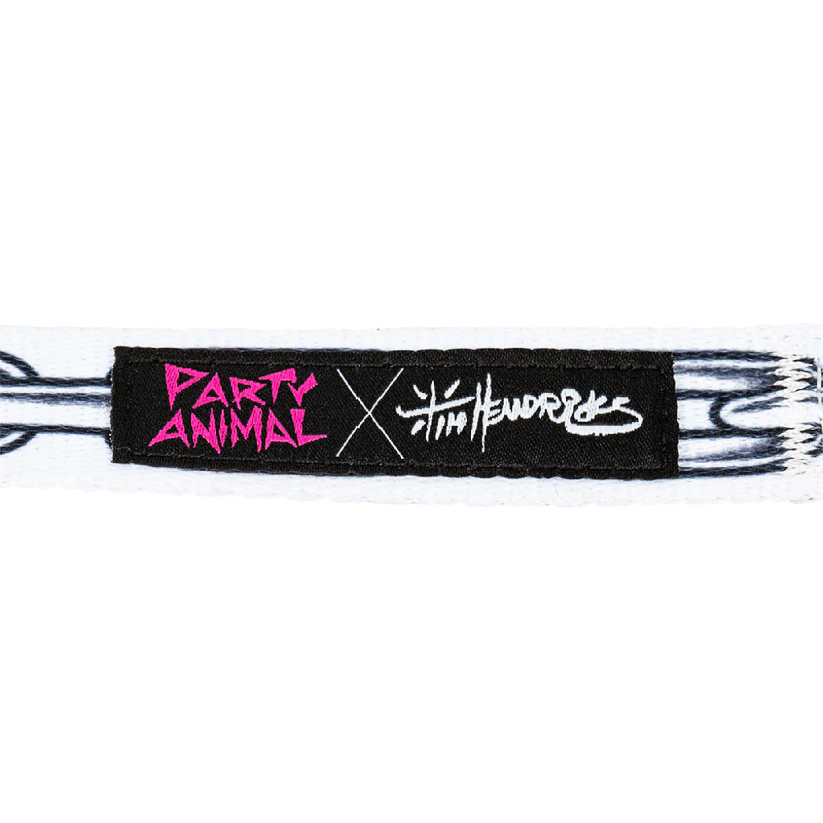 Party Animal x Tim Hendricks Chain Dog Collar - White - Image 2