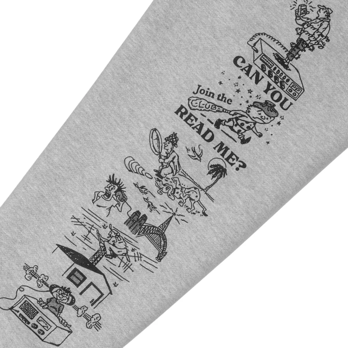 Passport Radio Silence Hoodie - Ash - Image 4
