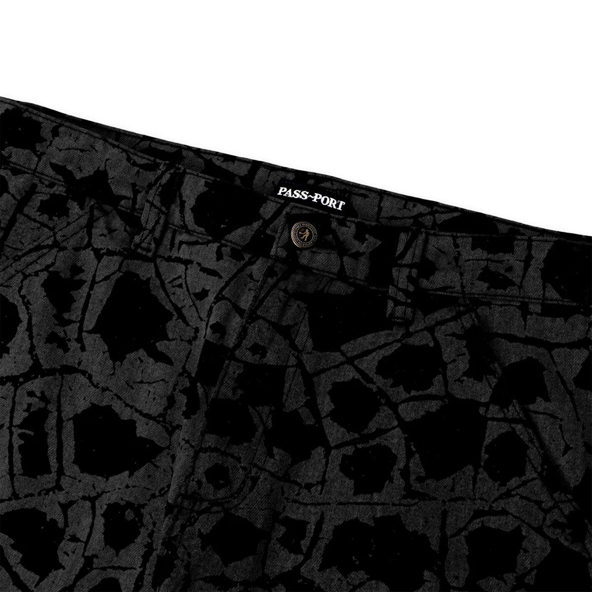 Passport Weathered Workers Club Classic Jeans - Black - Image 2