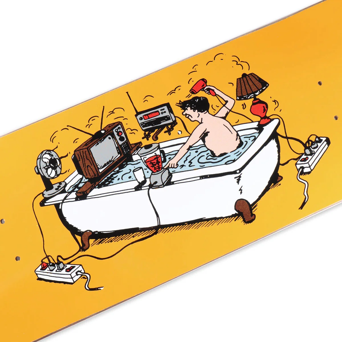 Passport You’re Making Me Nervous Tub Time Skateboard Deck - 8.00" - Image 2