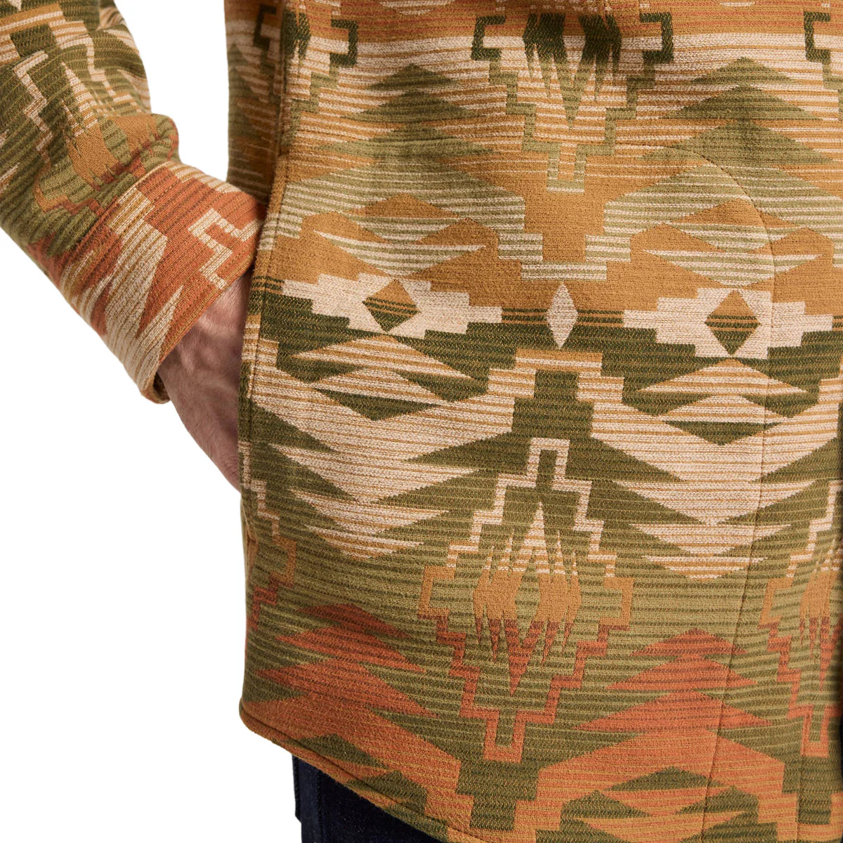 Pendleton Driftwood Chamois Long Sleeve Shirt - Sedona Olive - Image 6