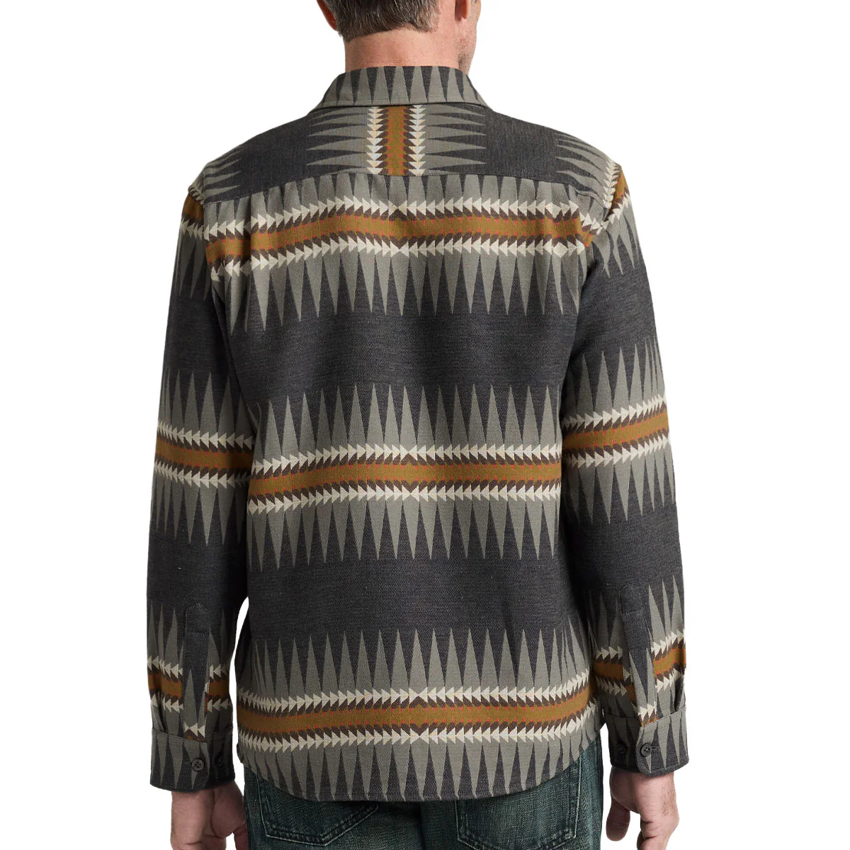 Pendleton Marshall Chamois Long Sleeve Shirt - Sawtooth Charcoal - Image 2