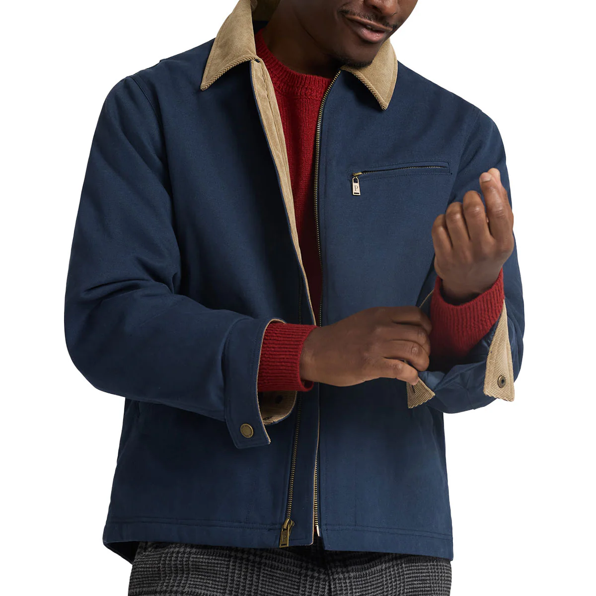 Pendleton Tahoma Canvas Trucker Jacket - Navy - Image 2