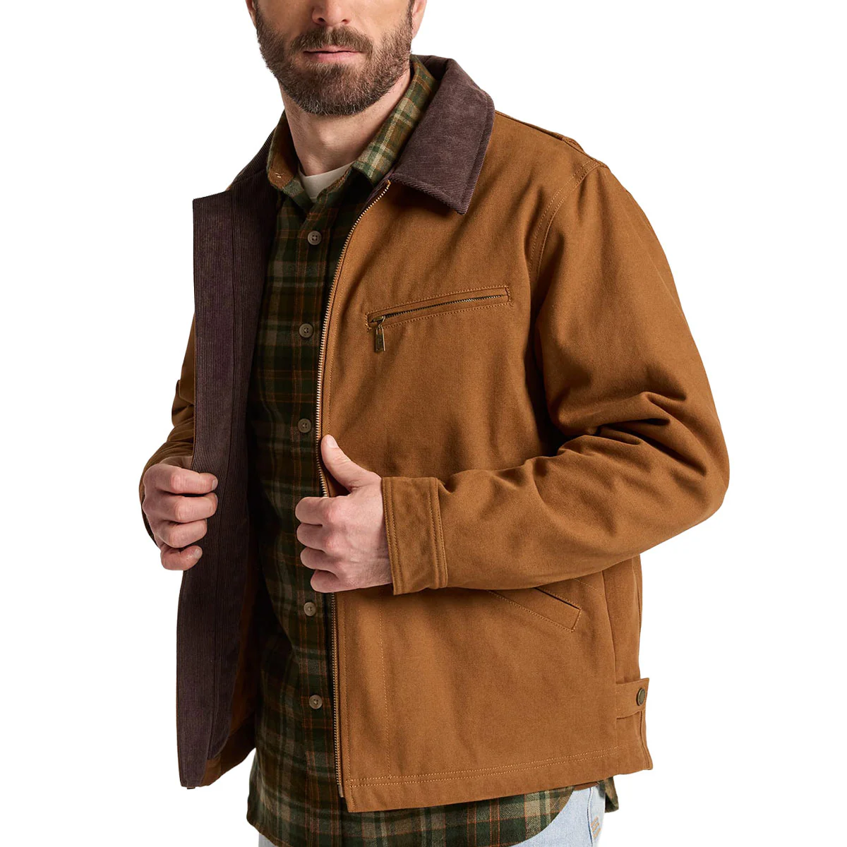 Pendleton Tahoma Canvas Trucker Jacket - Whiskey - Image 2