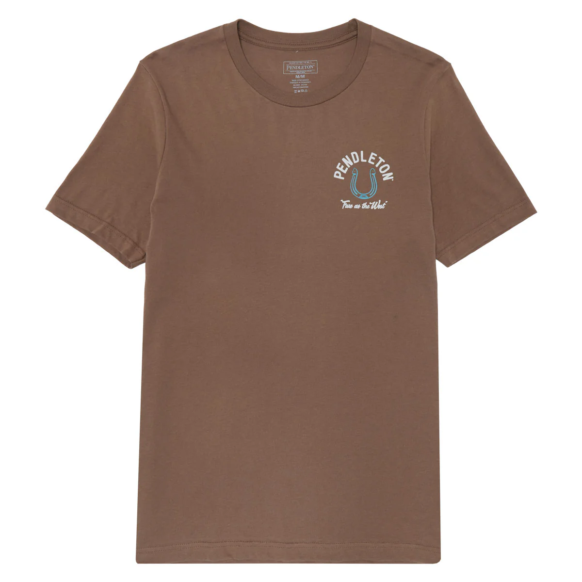 Pendleton True West Horseshoe T-Shirt - Vintage Brown/Multi - Image 2