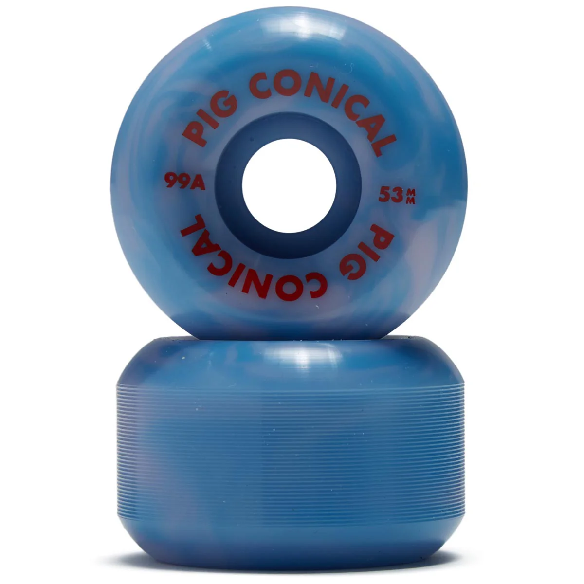Pig Conical Swirl 95a Skateboard Wheels - 53mm - Image 2