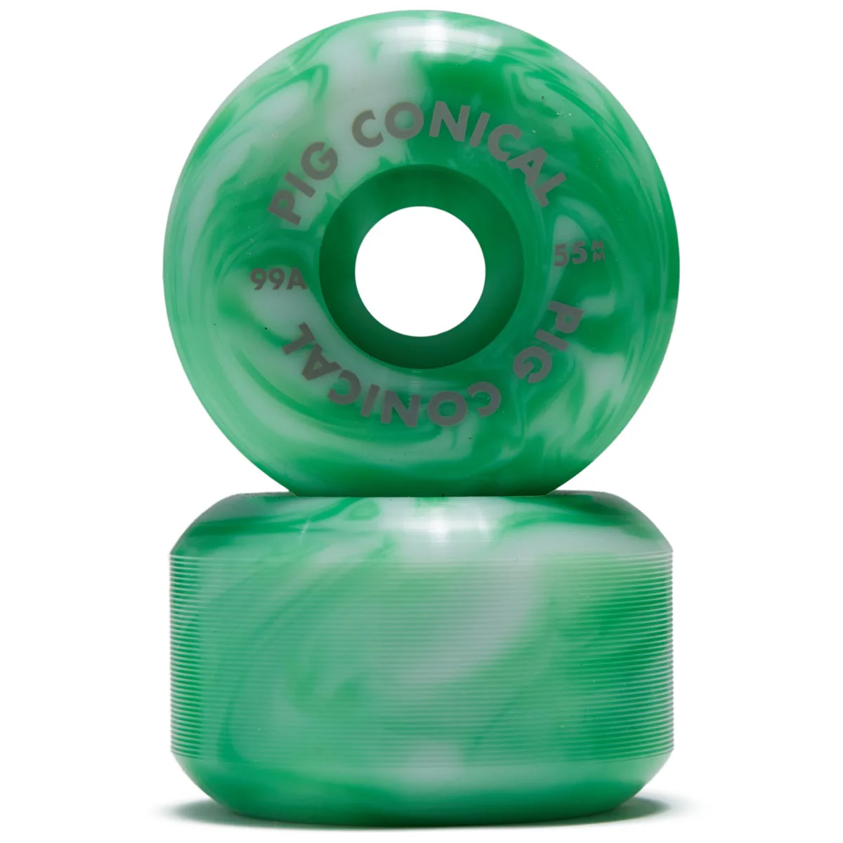 Pig Conical Swirl 95a Skateboard Wheels - 55mm - Image 2
