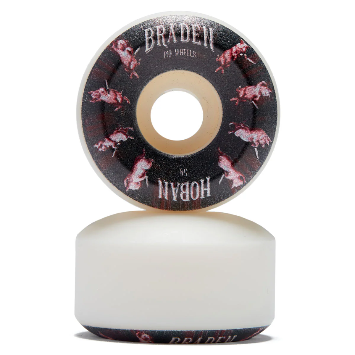 Pig Hoban Pigs Combo Shape 99a Skateboard Wheels - 54mm - Image 2