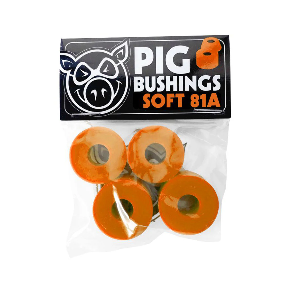 Pig Soft 81a Bushings - Orange - Image 2
