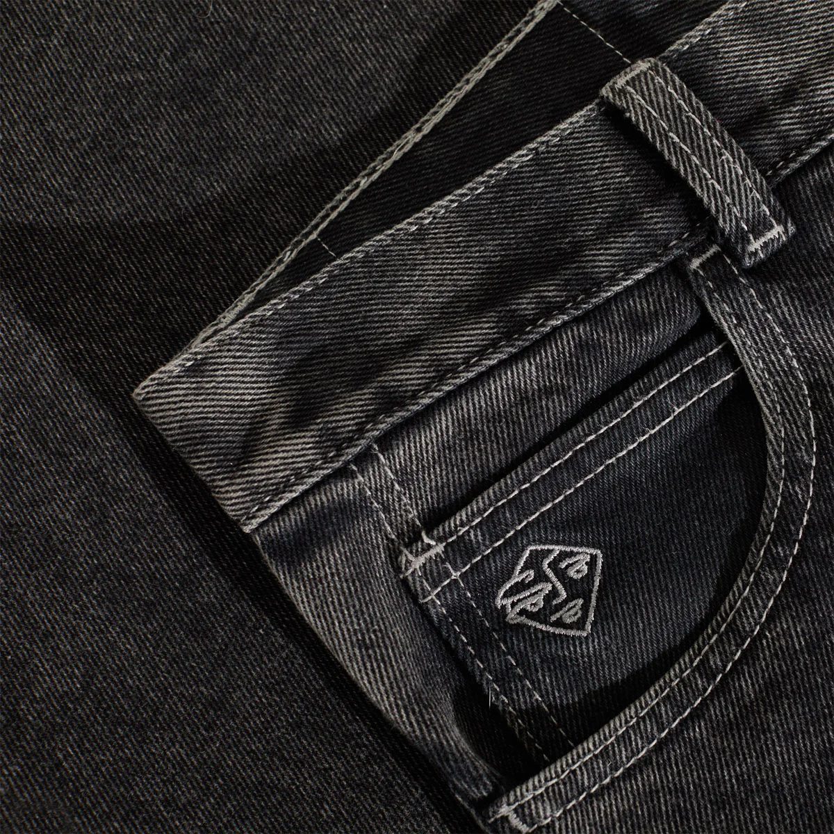 Polar 89! Denim Jeans - Silver Black - Image 3