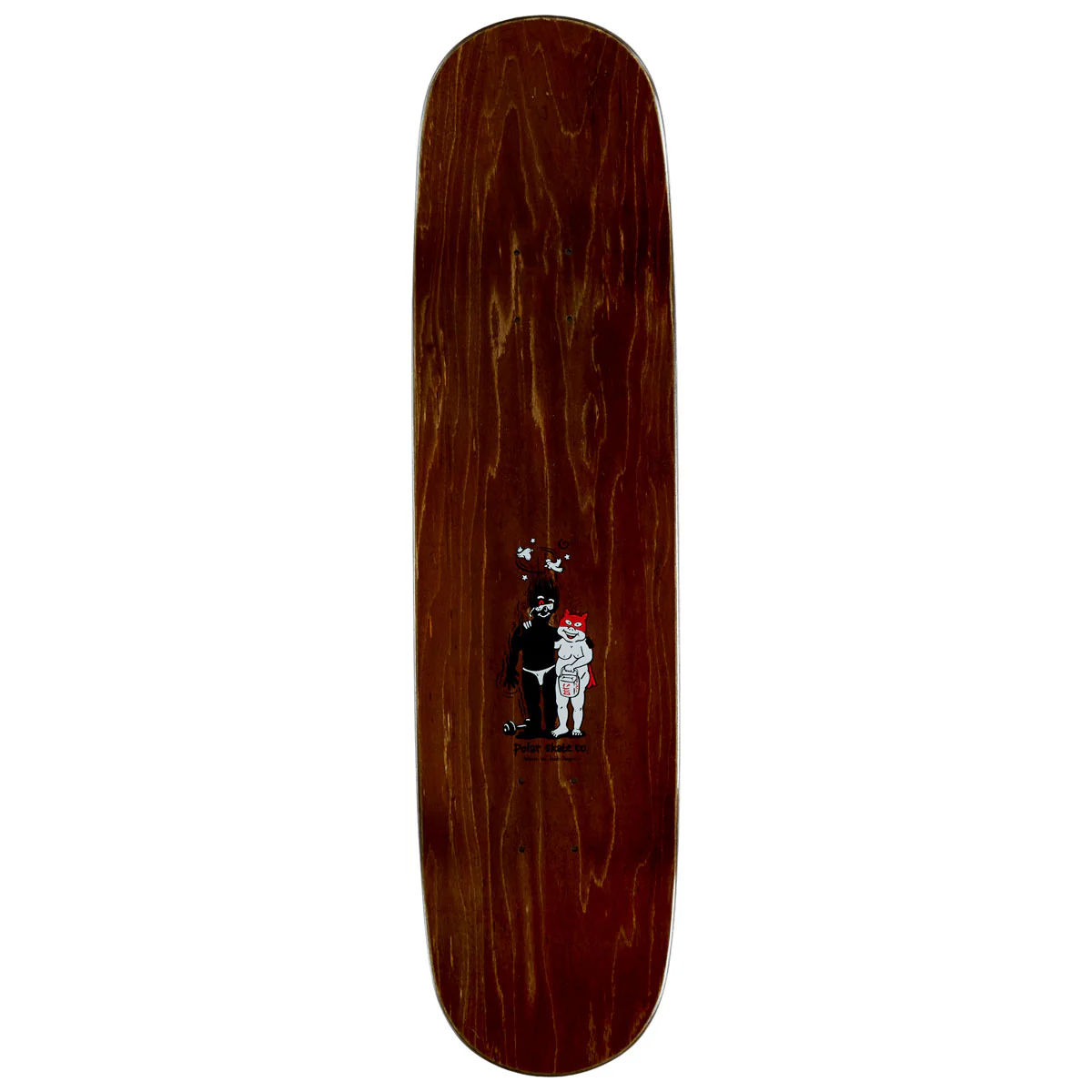 Polar Aaron Herrington Pumping Iron P2 Jr Shape Skateboard Deck - 8.25" - Image 2