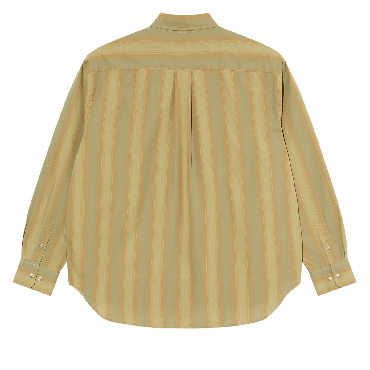 Polar Ben Long Sleeve Shirt - Green Stripe - Image 2