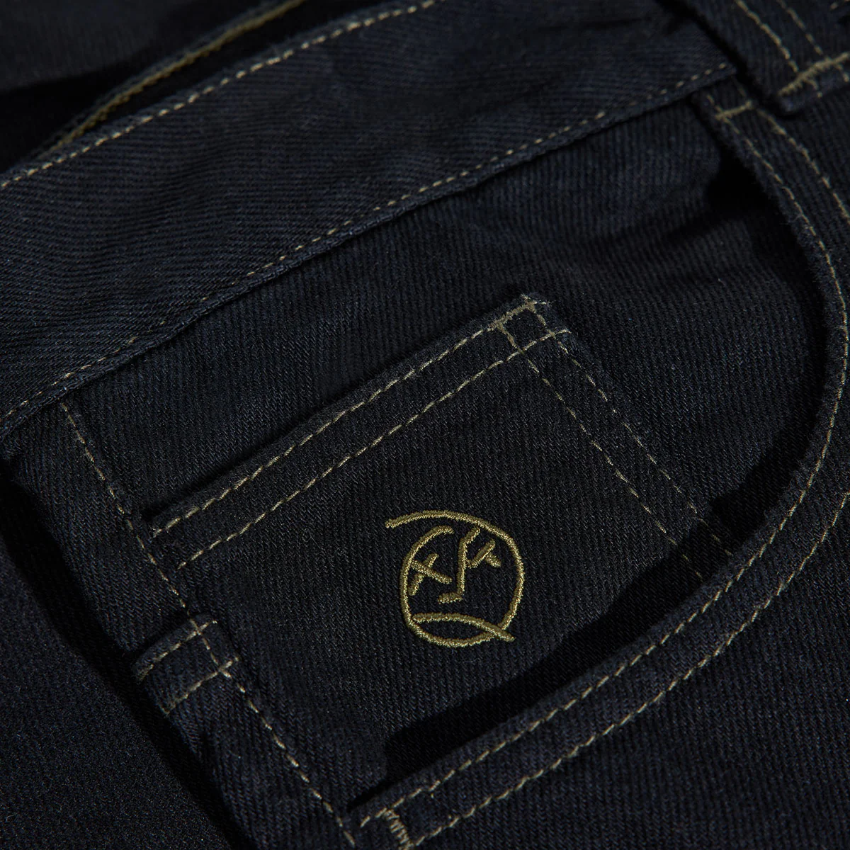 Polar Big Boy Jeans - Black/Dark Olive - Image 3