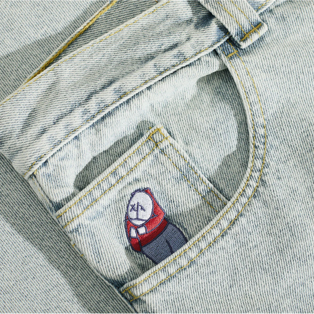 Polar Big Boy OG Logo Jeans - Light Blue - Image 3