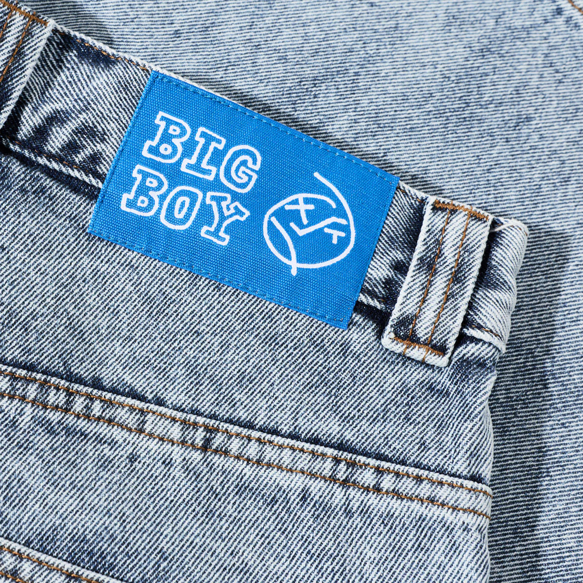 Polar Big Boy Shorts - Heavy Washed Blue - Image 4