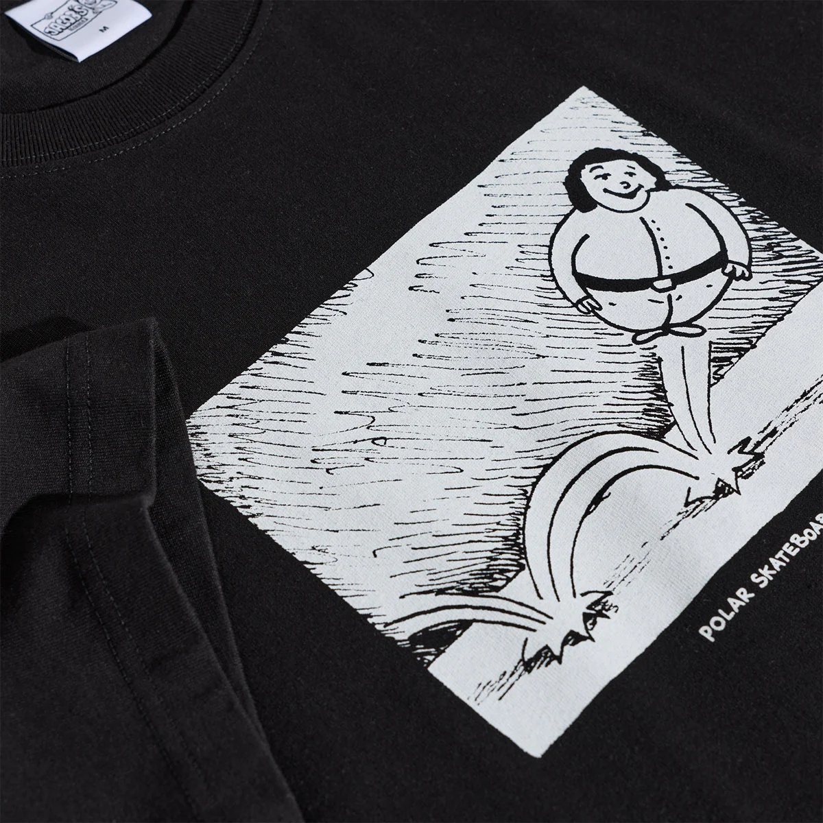 Polar Bounce T-Shirt - Black - Image 2