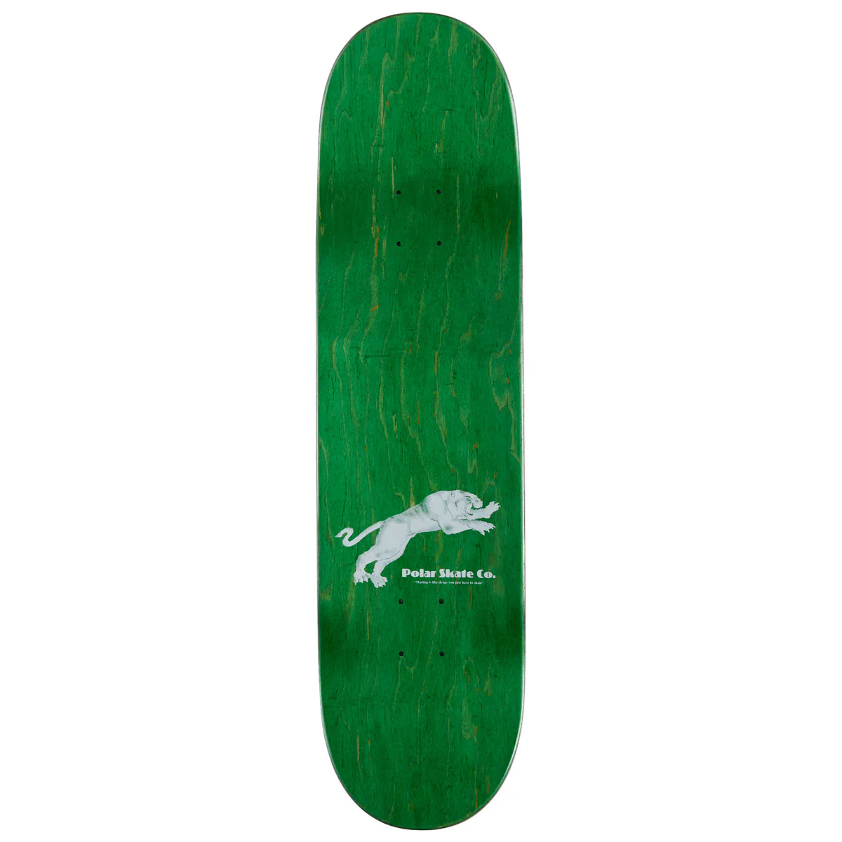 Polar David Stenström Tape & Panther Skateboard Complete - Black - 8.375" - Image 2