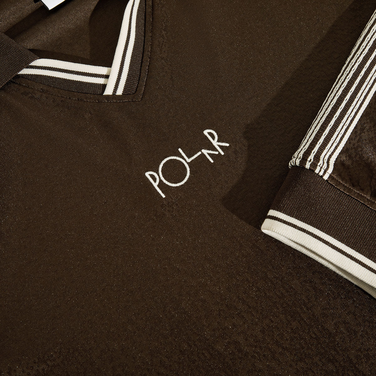 Polar Davie Long Sleeve Shirt - Chocolate/Ivory - Image 3