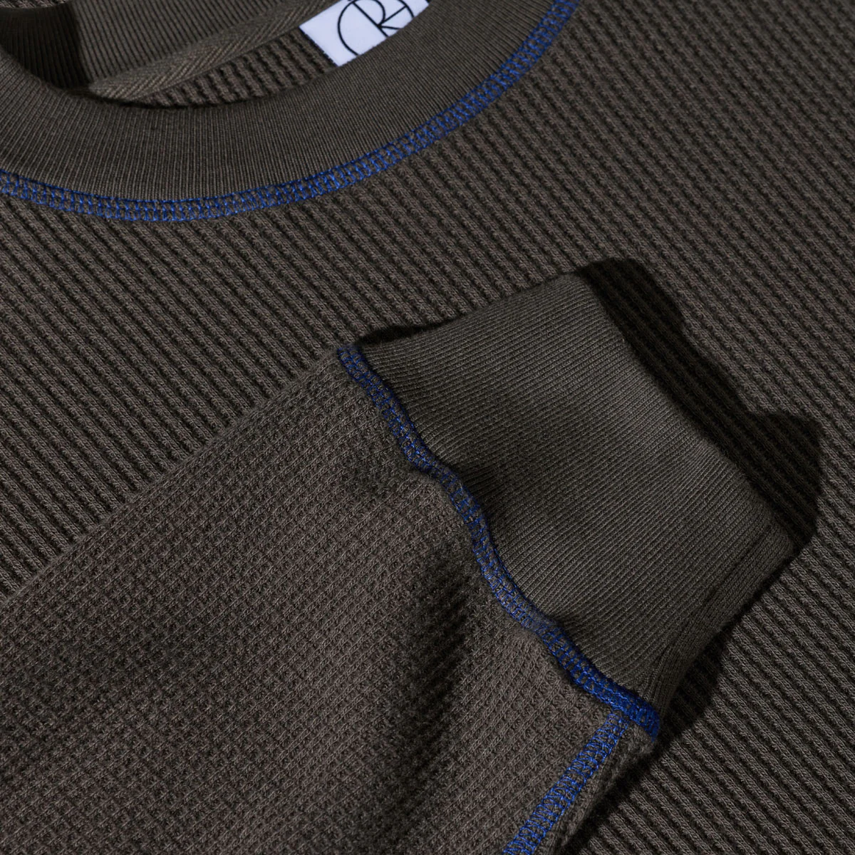 Polar Dylan Long Sleeve T-Shirt - Dirty Black/Blue - Image 3