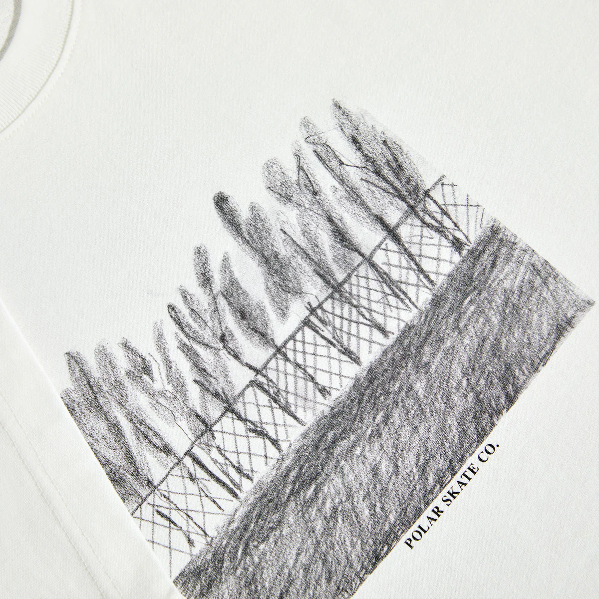 Polar Fence T-Shirt - Cloud White - Image 2