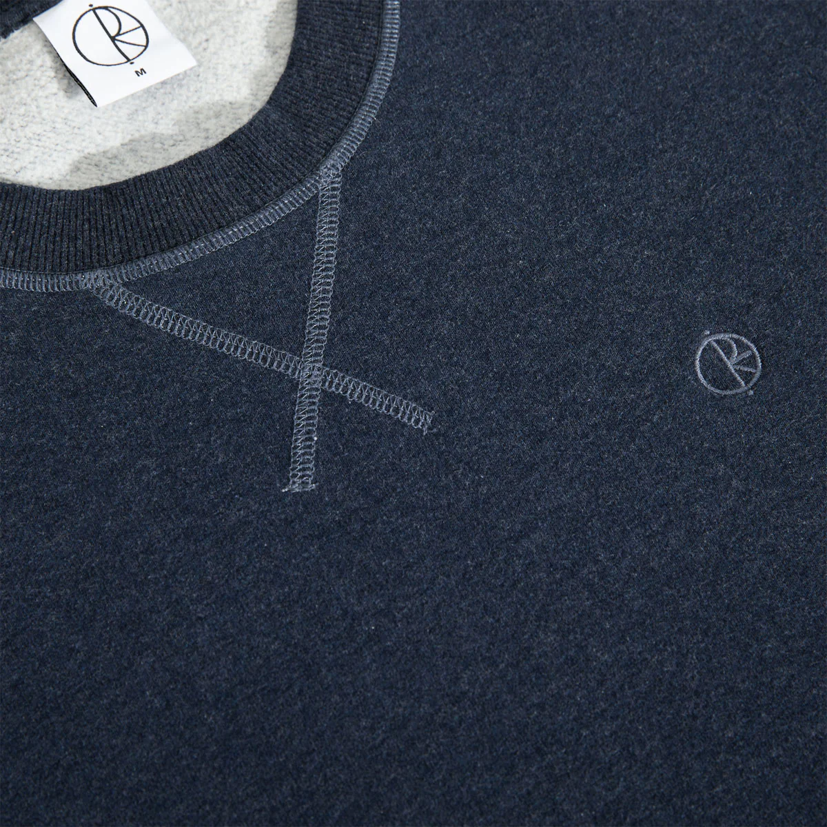 Polar Frankie Crewneck Sweatshirt - Navy Melange - Image 2