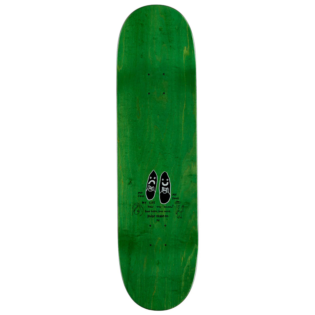 Polar Happy Sad Detroit Skateboard Deck - 8.75" - Image 2