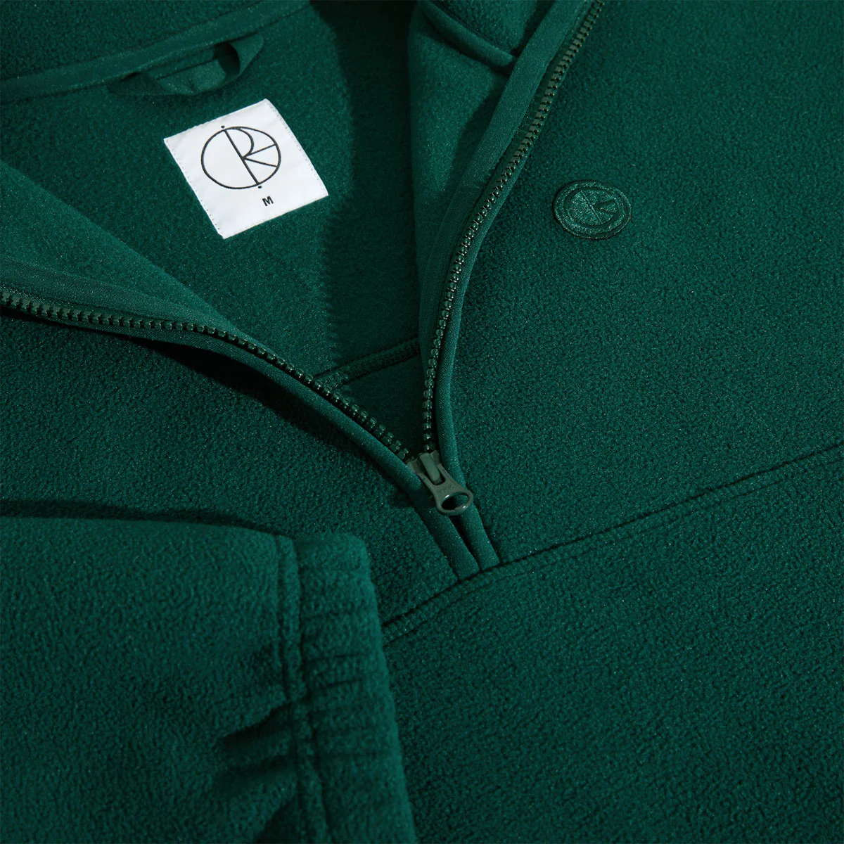Polar Ivan Half Zip Sweatshirt - Dark Emerald - Image 4