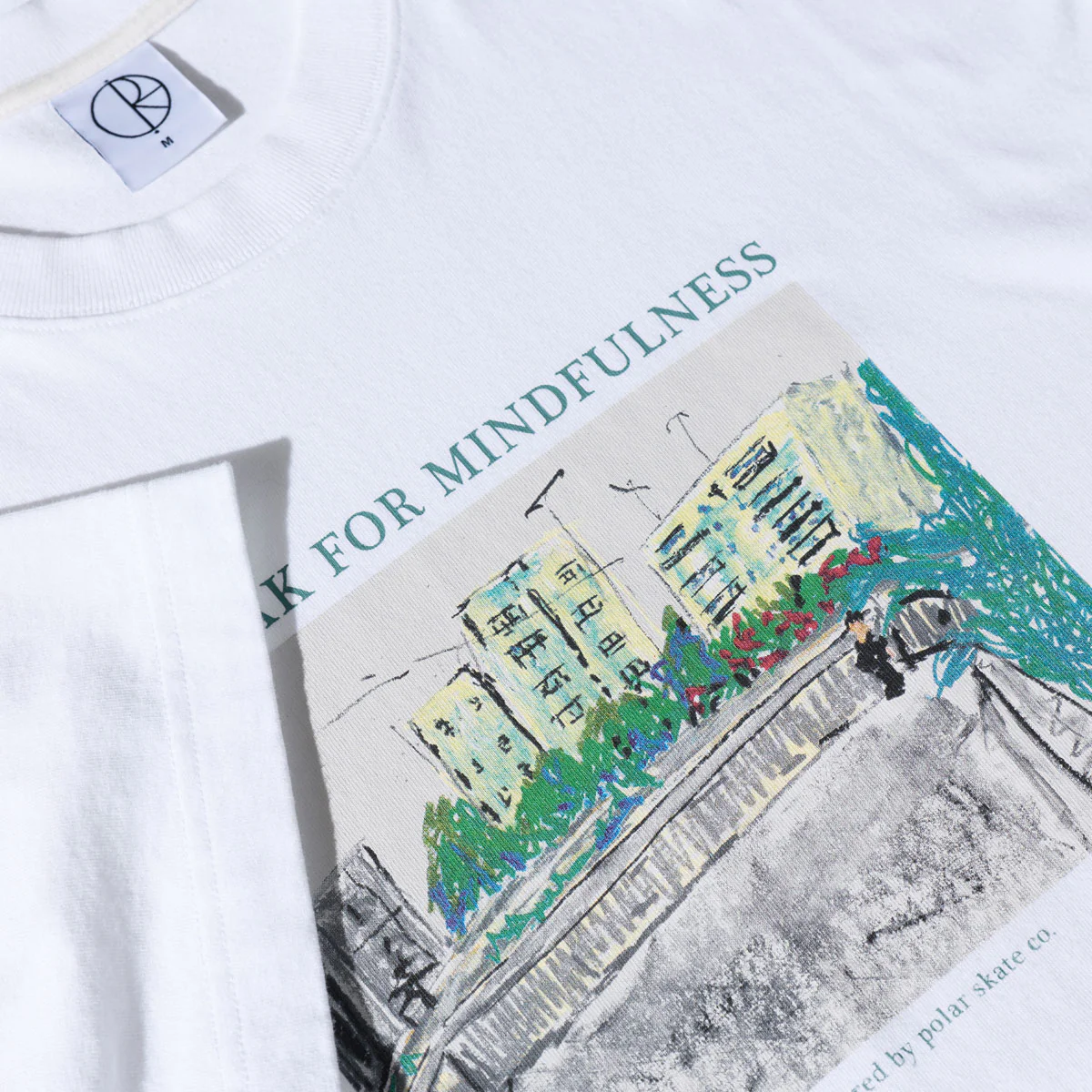 Polar Mindfulness T-Shirt - White - Image 2