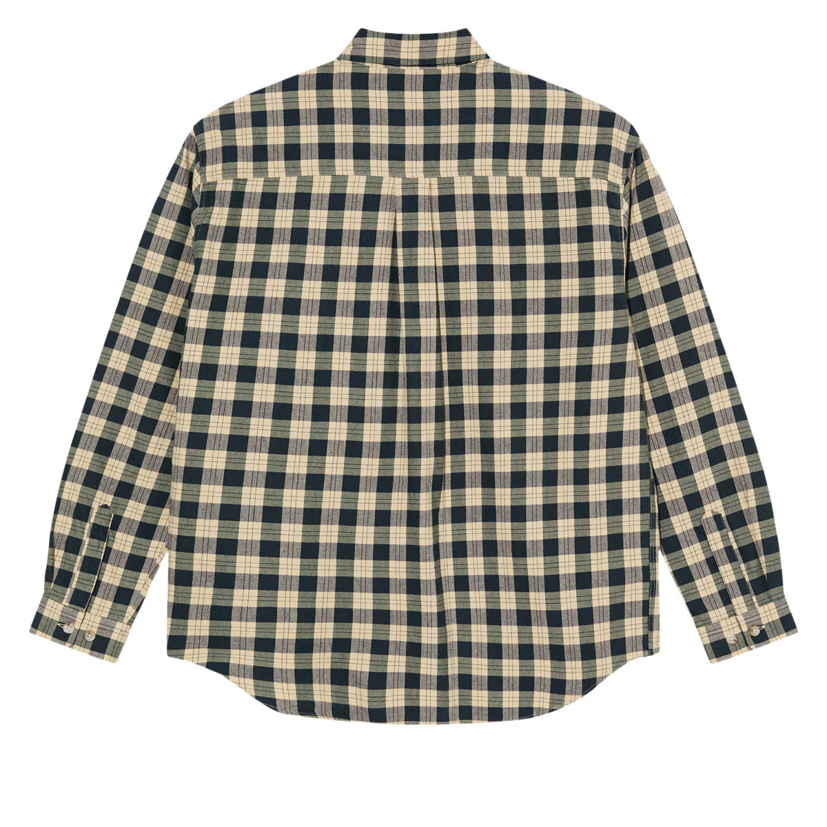 Polar Mitchell Long Sleeve Shirt - Teal/Butter - Image 2