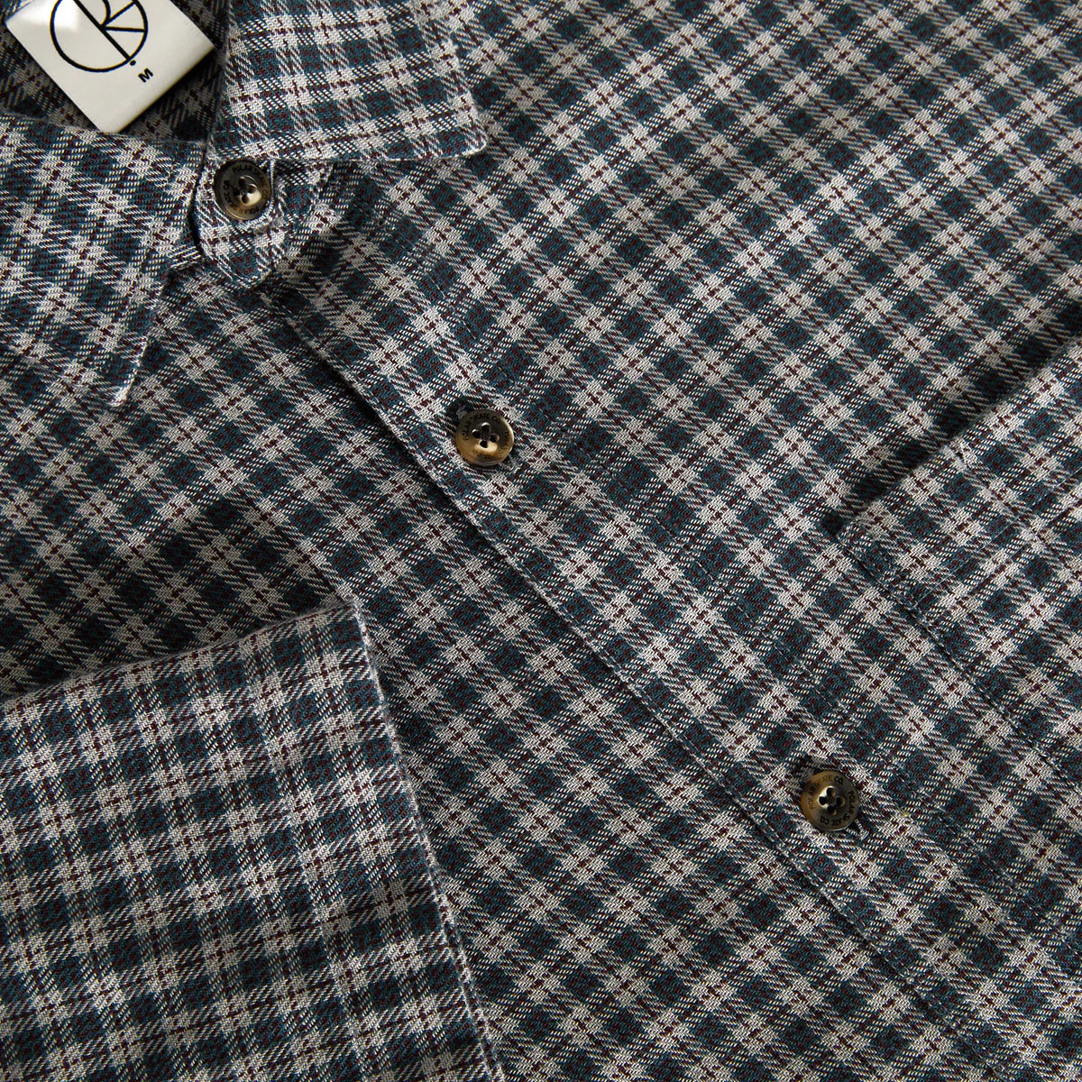 Polar Mitchell Shirt - Petrol/Bordeaux - Image 3