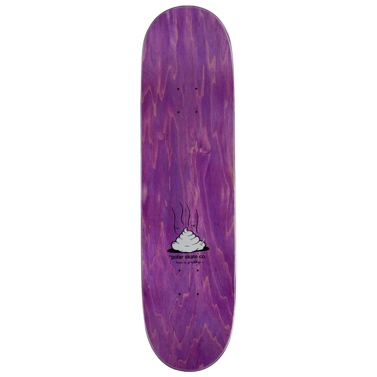 Polar Nick Boserio Useless Wooden Dog Short Skateboard Deck - Yellow - 8.50" - Image 2