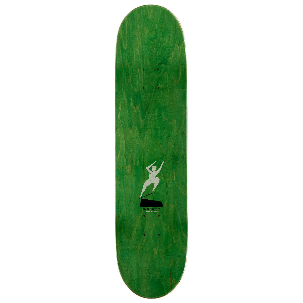 Polar Nick Boserio Useless Wooden Dog Skateboard Complete - Grey - 8.625" - Image 4