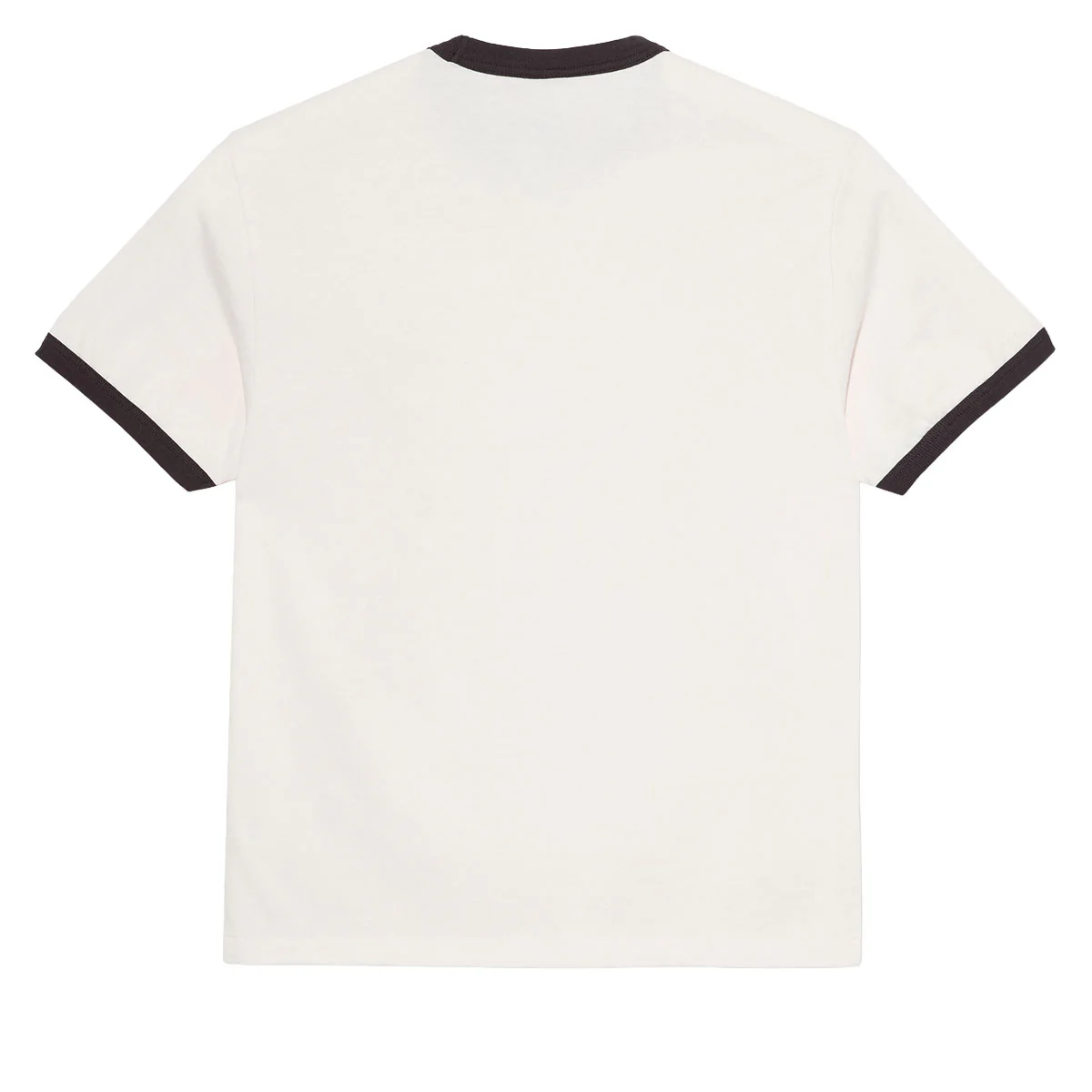 Polar Ringer T-Shirt - Ivory/Chocolate - Image 3