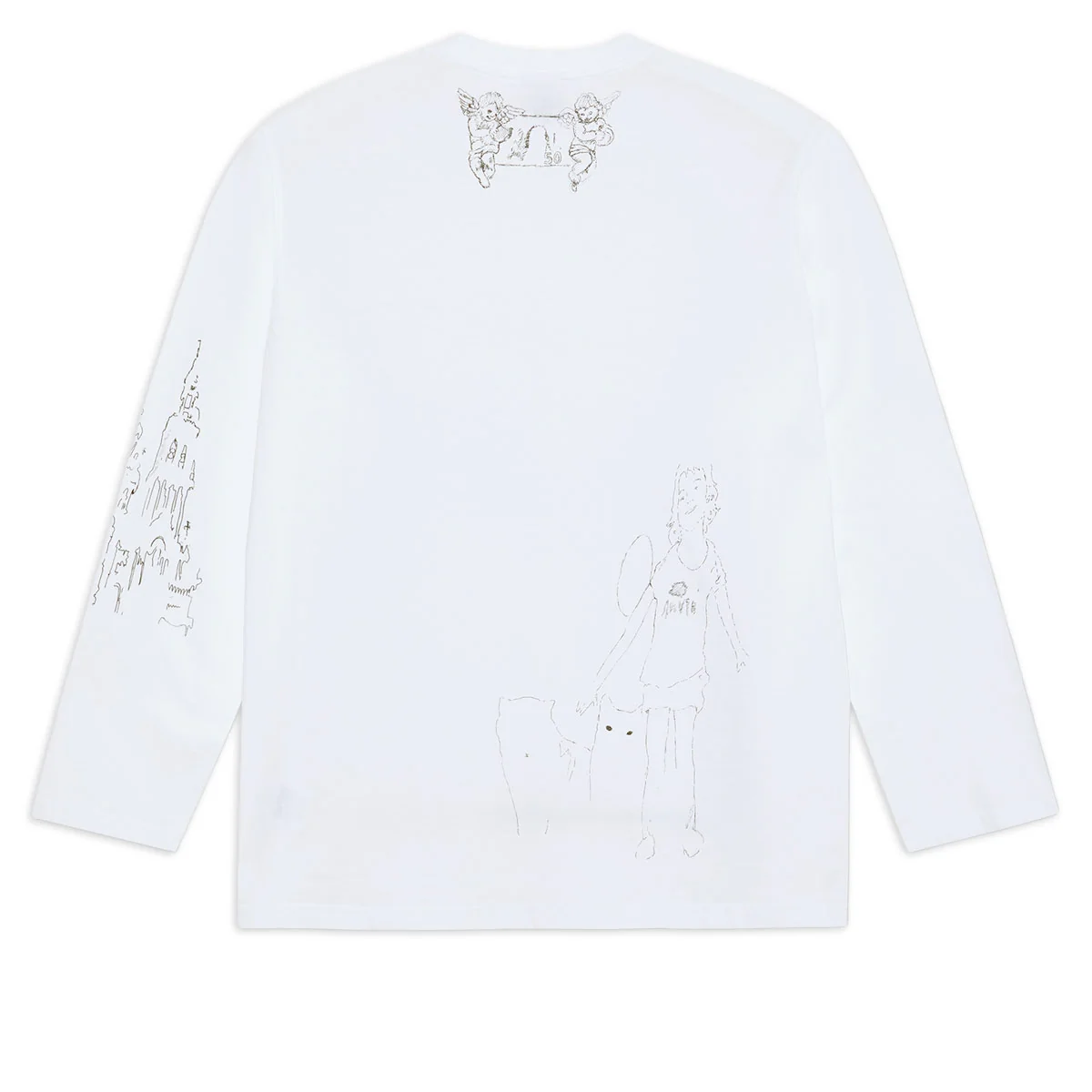 Polar Steve Rêve Long Sleeve T-Shirt - White - Image 2